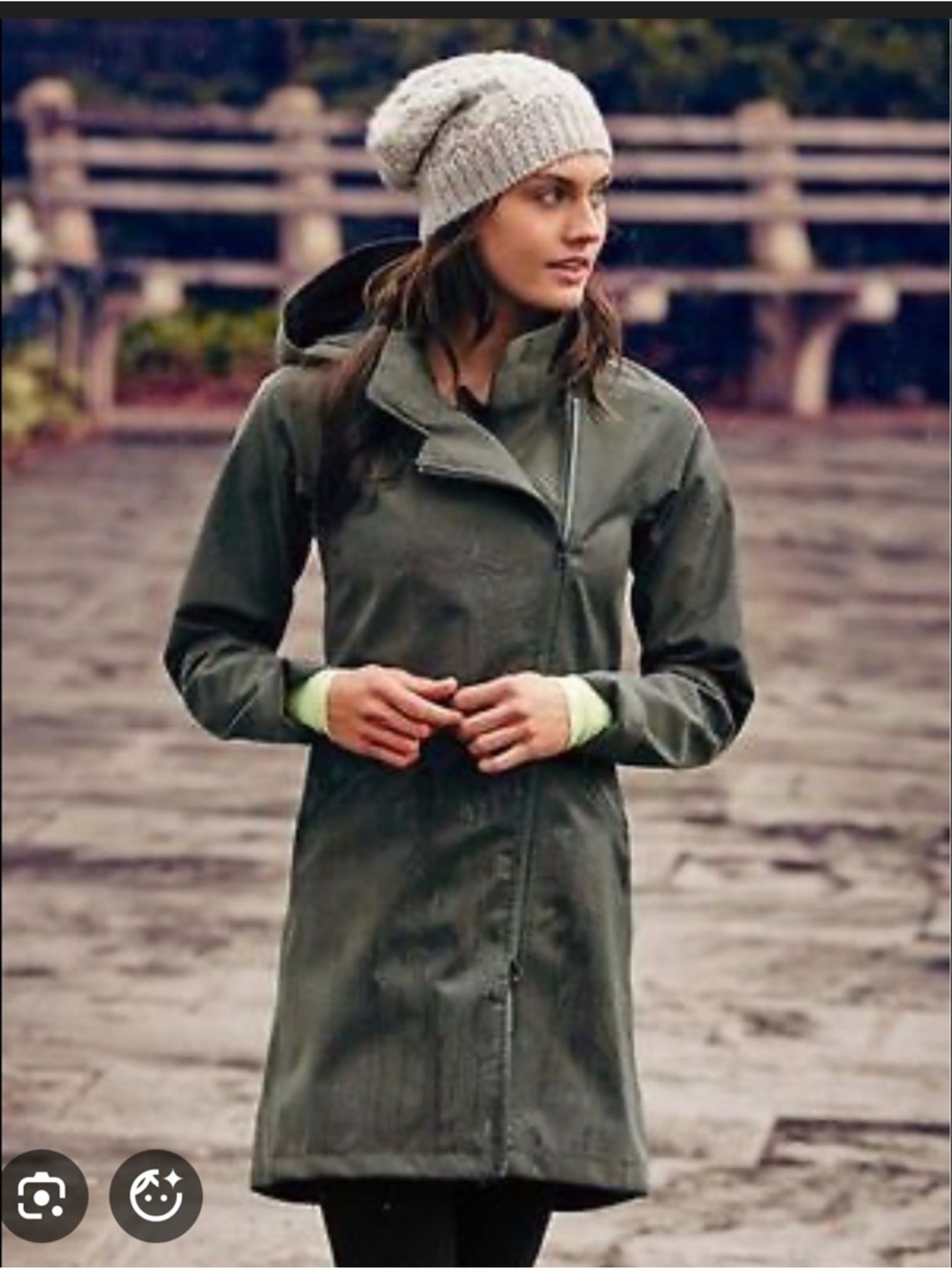 Athleta The Wetlands Rain Trench XXS
